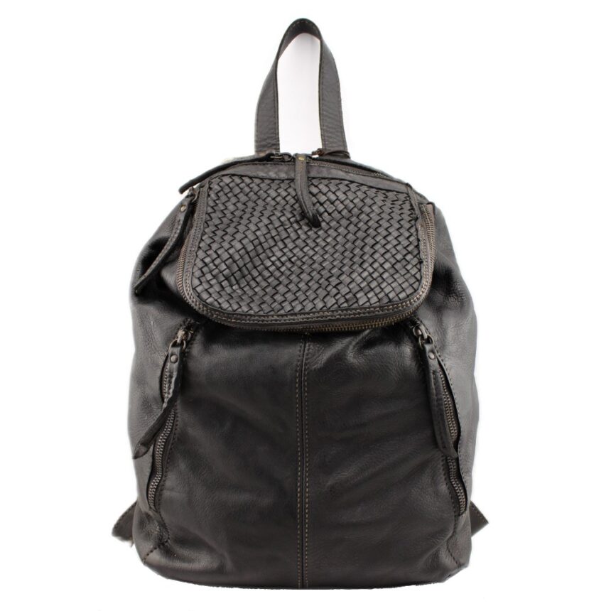 Leather backpack Bayside Bs 362 w - Donatello Bags